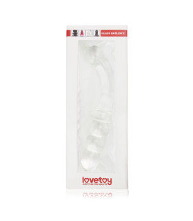 Фалоімітатор скляний Lovetoy Glass Romance, 17 см х 3.5 см - No Taboo