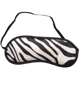 Маска на глаза мягкая, на резинках, зебра - No Taboo