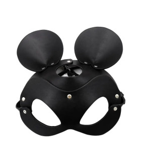 Маска БДСМ IDEA SM Микки Маус, черная, One Size - No Taboo