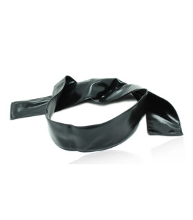 Пов'язка на очі глянцева, 150 см х 7.5 см, чорна - No Taboo