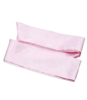 Пов'язка на очі сатинова, 150 см х 7.5 см, рожева - No Taboo