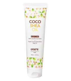 Массажное и уходовое масло органическое Exsens Bio Massage Oil Coco Shea Oil, 100 мл - No Taboo