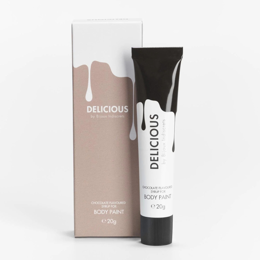 Фарба для тіла їстівна Bijoux Indiscrets Chocolate Body Paint, 20 мл (206576), zoom
