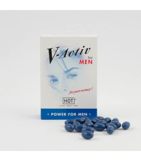 Капсулы мужские для потенции HOT V-Activ Caps for men, 20 шт - No Taboo