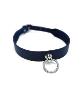 Ошейник с кольцом тонкий (чокер) Fetish Collar, черный - No Taboo