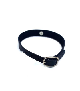 Ошейник с кольцом тонкий (чокер) Fetish Collar, черный - No Taboo