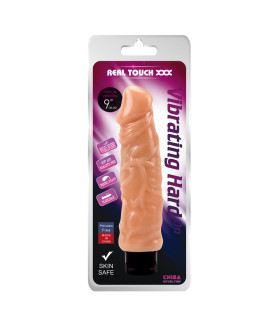 Вибратор большой реалистичный Chisa Vibration Hard On, бежевый, 23 см х 4.5 см - No Taboo