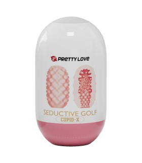 Мастурбатор мини Pretty Love Seductive Golf Cupid X Egg, розовый, 10 х 5,6 см - No Taboo