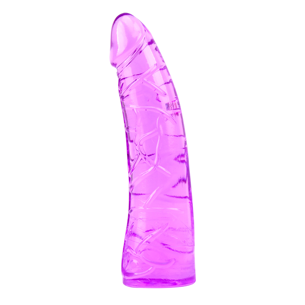 Фаллоимитатор реалистичный Chisa Teaser Jelly Dildo, из геля, фиолетовый, 18.6 см х 4 см (28941), zoom