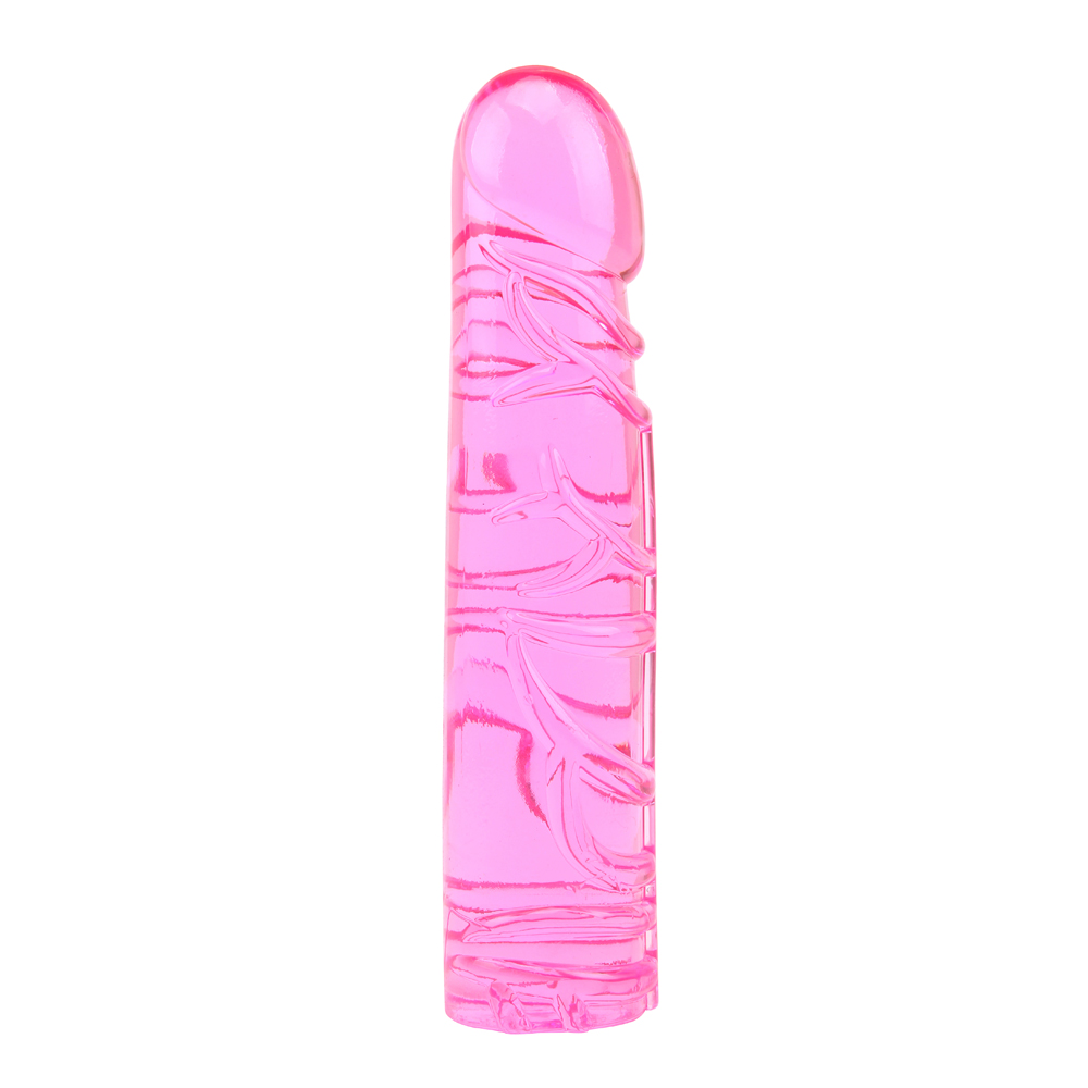 Фалоімітатор Сhisa Vivid Jelly Dildo, гель, рожевий, 19 см х 5 см (34845), zoom