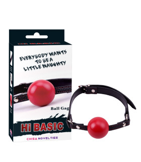 Кляп Chisa Hi Basic пластиковий, червоний - No Taboo