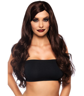 Перука довга каштанова Leg Avenue Long Wavy Wig, 68.5 см - No Taboo