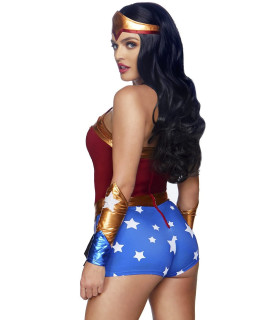 Костюм супер героини Leg Avenue, XS, Heart Stopping Hero - No Taboo