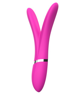 Вибратор двойной стимуляции Adora, розовый - No Taboo