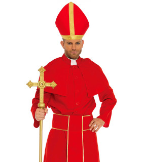 Костюм кардинала Leg Avenue Cardinal, красный, размер XL, 3 предмета - No Taboo