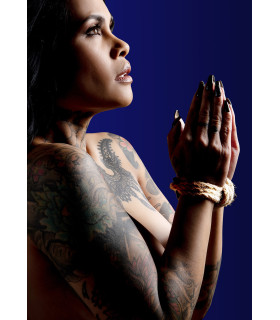 Веревка для связывания конопляная Taboom Hemp Rope, 1.5 метра, 7 мм - No Taboo