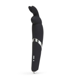 Вибратор-кролик Happy Rabbit для клитора, черный, 26.7 см - No Taboo