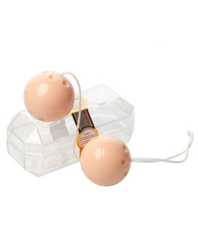 Кульки Вагінальні пластикові, бежеві YAM BALLS - No Taboo