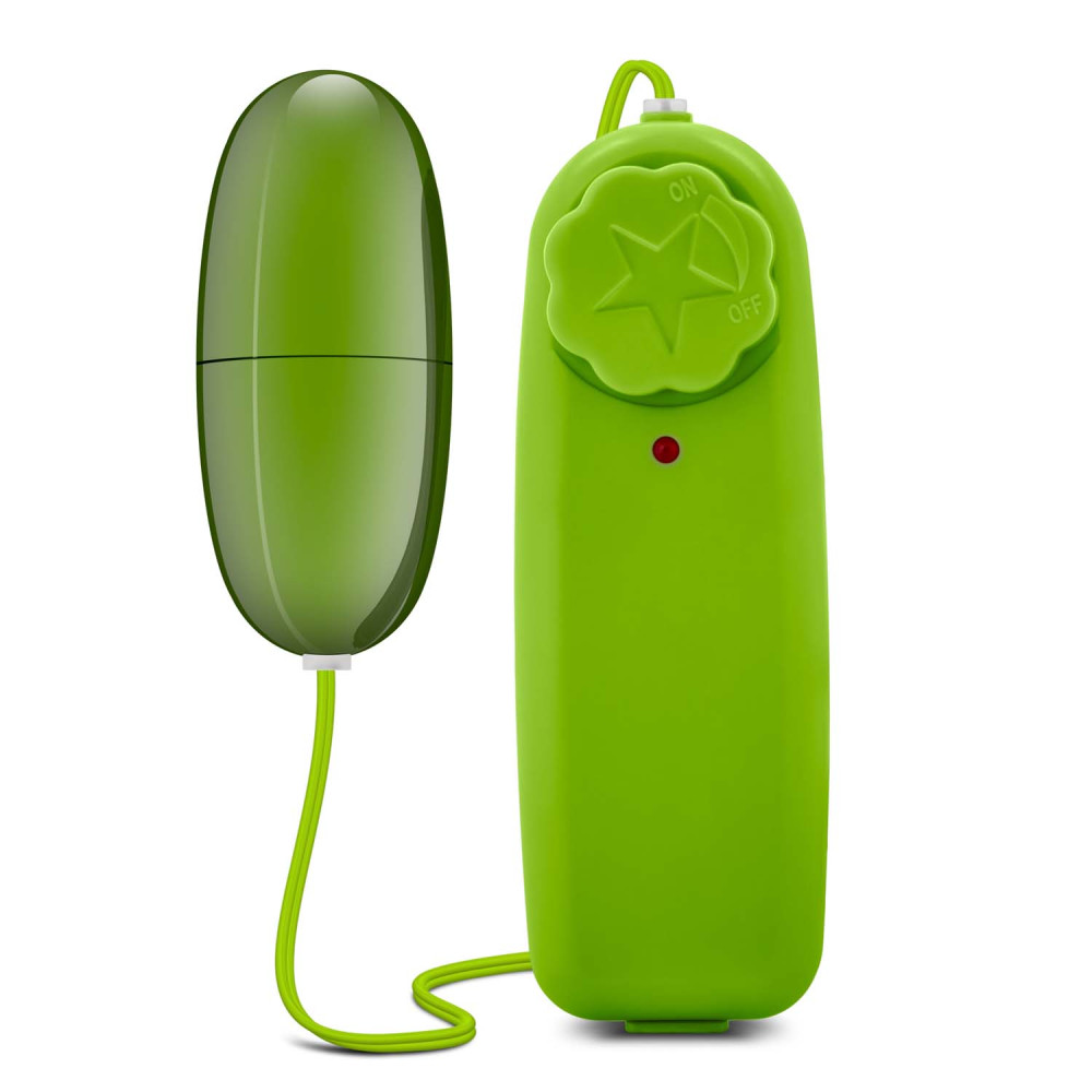 Виброяйцо с пультом управления зеленое POWER BULLET LIME (36944), zoom