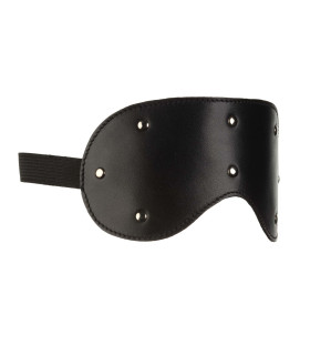 Маска на глаза черная кожа с заклепками NO TABOO - No Taboo