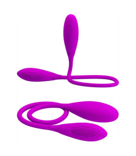 Вибратор из силикона для двойной стимуляции Snaky Vibe - No Taboo