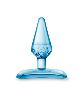 Пробка анальная маленькая голубая, 7 см х 2.5 см - No Taboo