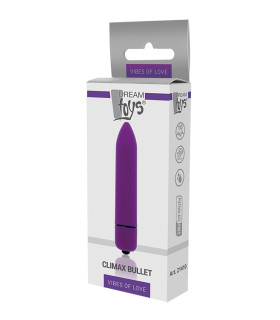 Вибропуля с зауженным концом, пластиковая, фиолетовая - No Taboo