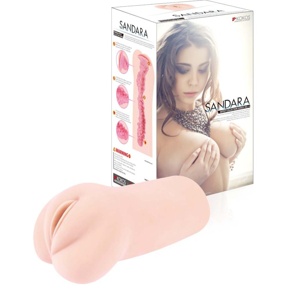 Мастурбатор-Вагіна реалістик, кібершкіра, Kokos Sandara (28457), zoom