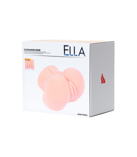 Мастурбатор-вагина реалистичный, полу-торс из кибер кожи, Kokos Ella, телесный - No Taboo