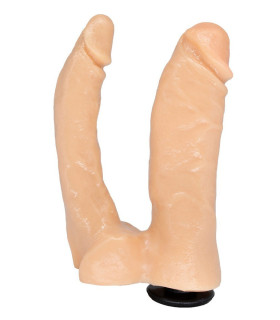 Насадка на страпон двойного проникновения EGZO 15 х 3,9 см, 1,9 см, Vac-U-Lock - No Taboo