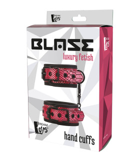 Наручники в виде змеиной кожи, розовые BLAZE - No Taboo