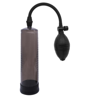 Вакуумная помпа для пениса, с грушей, черная Boss Series 22 см*6,9 см - No Taboo