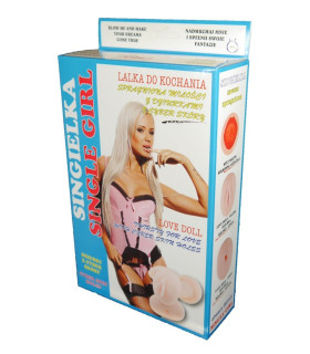 Кукла надувная с вставкой из киберкожи Single Girl - No Taboo