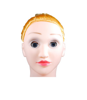 Кукла надувная Barbi 3D с вставкой из киберкожи и вибростимуляцией - No Taboo