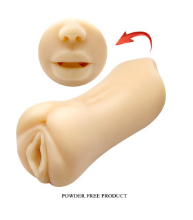 Мастурбатор реалистичный, в виде ротика и вагины, Gemini - No Taboo