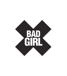 Пэстисы в виде крестиков с надписью BAD GIRL, 2 пары в комплекте - No Taboo