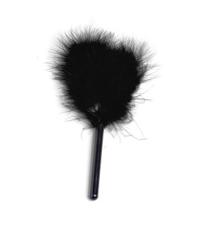Пушок чорний на короткій ручці - No Taboo