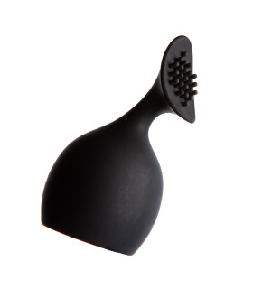 Насадка для вибромассажера с пупырками, 100% медицинский силикон - No Taboo