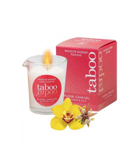 Масажна свічка RUF, 60 г, Taboo Candle Sensual Cocoa з ароматом квітки какао - No Taboo