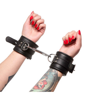 Наручники из кожи теленка ручной работы, Голландия - No Taboo