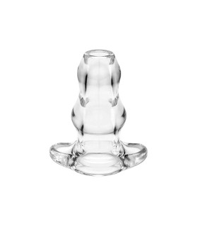 Анальная пробка-тоннель маленькая, прозрачная Top notch 7x3см - No Taboo