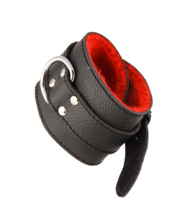 Браслеты из кожи с красной меховой подкладкой Голландия - No Taboo