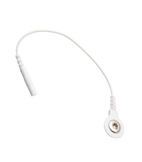 Переходник для электро стимулятора, белый, 24 см - No Taboo