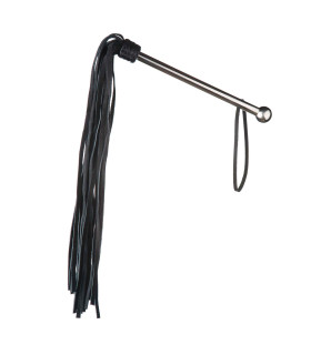 Флоггер (батіг) з телячої м'якої шкіри метал ручка ручна робота Голландія - No Taboo