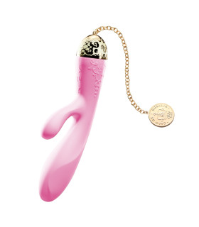 Вибратор вагинально-клиторальный Versailles ZALO Rosalie, розовый - No Taboo