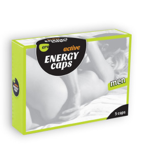 Возбуждающие капсулы для мужчин ERO Energy Caps, 5 шт в упаковке - No Taboo