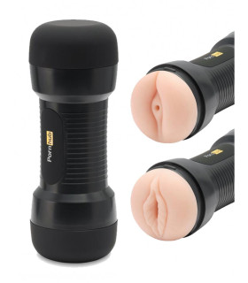 Мастурбатор реалистичный, двусторонний, вагина и анус Pornhub - No Taboo