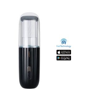 Мастурбатор Svakom Alex NEO интерактивный, толкающий, черный, 33 х 9.4 см - No Taboo