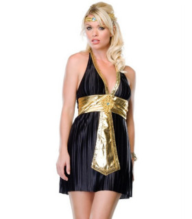 Костюм Богини Нила платье, черное, S/M - No Taboo