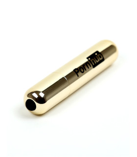 Вибропуля для стимуляции клитора, золотая, Pornhub - No Taboo